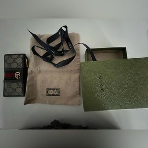 Authentic Ophidia long cardholder with zipper pocket